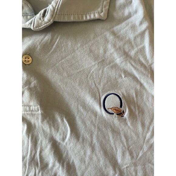 Peter Millar Polo Shirt Mens XXL Seaside Wash Blue Quail Hollow Embroidered PGA - Picture 2 of 8